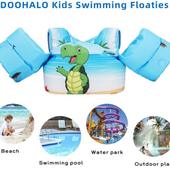 NEW! Kids Swim Floats for 28-70 Pounds Kid Arm Shoulder Float - Picture 6 of 7